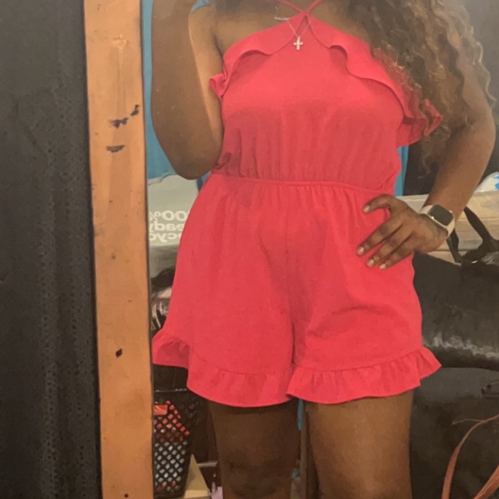Pink romper